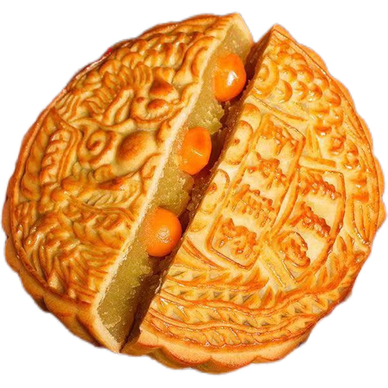 (货真价实)伍仁叉烧大月饼正宗广西特产金腿传统中秋月饼厂家发货|undefined