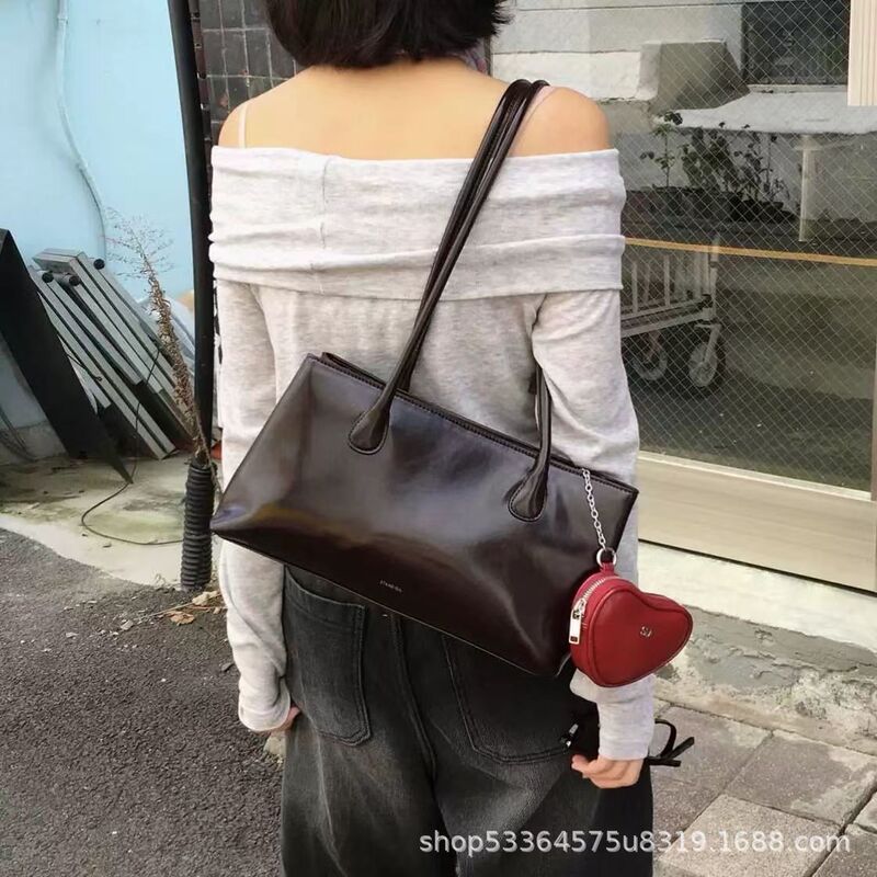 韩国小众stand新款长柄托特包手提单肩腋下包大容量高级感女包|undefined