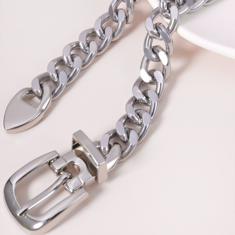 Joyas transfronterizas de moda de una sola capa de cadena metálica cintura cadena de cuerpo retro cintura cadena de mujer al por mayor