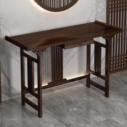 New Chinese style altar table, Buddha table, Feng Shui entryway table, entryway platform, ancient style tablet, incense table, altar table, entryway offering table, offering platform