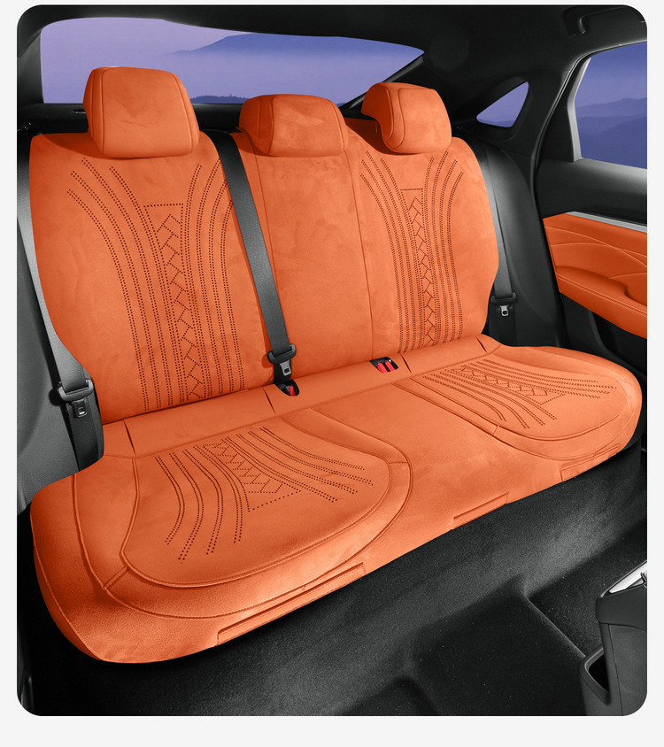Suitable for Galaxy Starry 7, this car seat cover is made of suede, provides full coverage, features ventilation holes, and is suitable for all seasons
