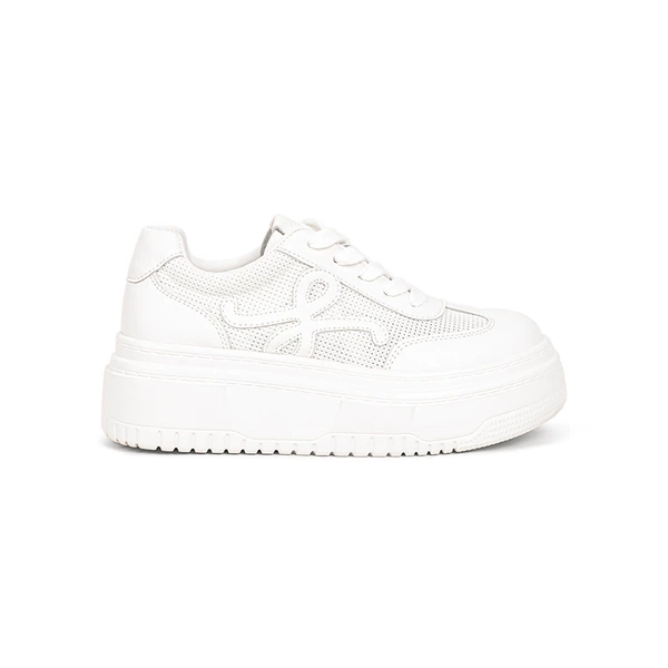 White [breathable mesh]