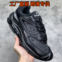 高品质MAX98 全掌气垫跑步鞋复古男士跑鞋厚底增高运动鞋外贸批发