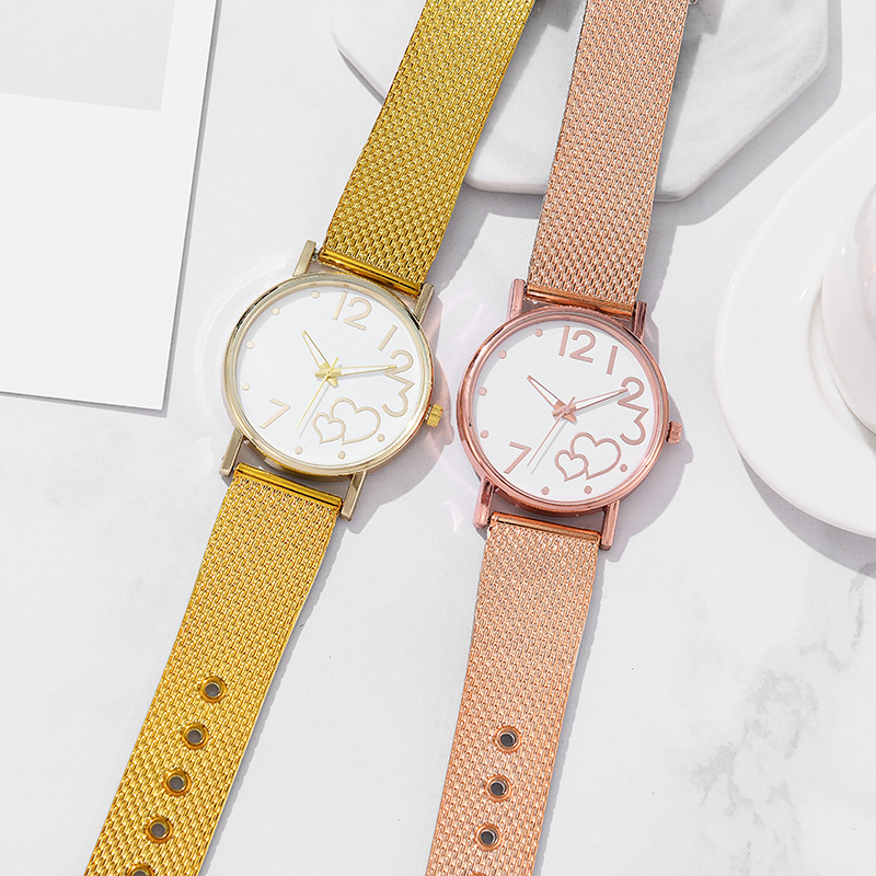 Silica Gel Strap Material Casual Solid Color Buckle Quartz Women's Watches