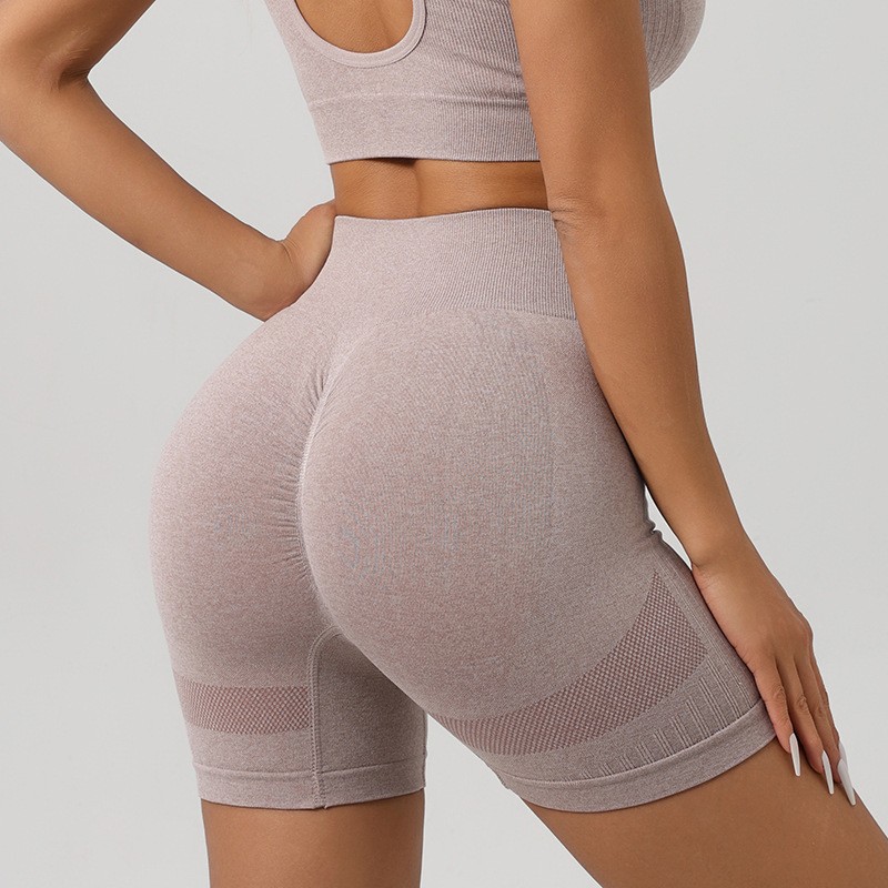 ropa interior deportiva transfronteriza mangas cortas pantalones cortos pantalones largos set mujer antichoque correr de alta intensidad yoga acondicionamiento físico espalda image 51