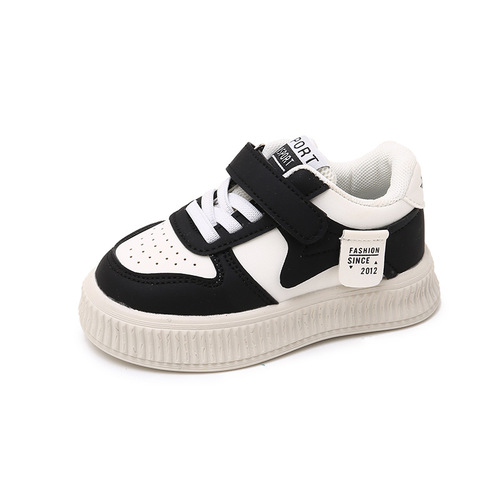 Children's Spring and Autumn New Sport Shoes, Unisex Casual Low-Top Skate Shoes for Boys and Girls, Baby Shoes, White Sneakers, Wholesale
