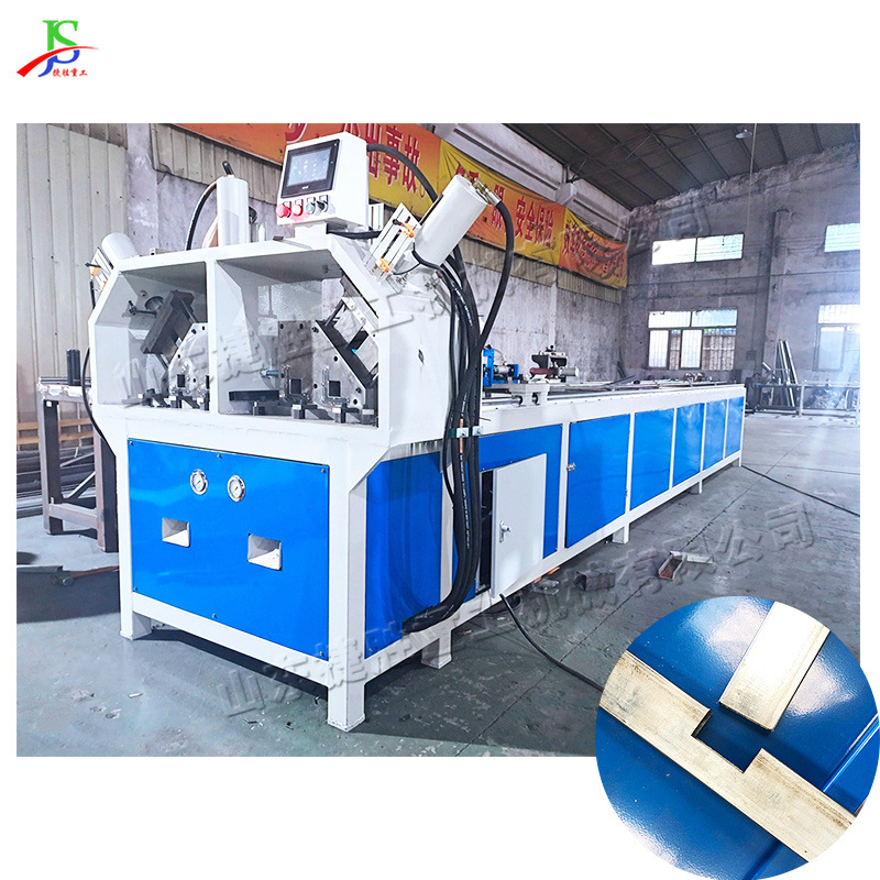 CNC automática máquina de punzonado de escritorio tubo cuadrado máquina de corte de perforación servo ángulo de metal cuadrado de acero máquina dobladora de acero