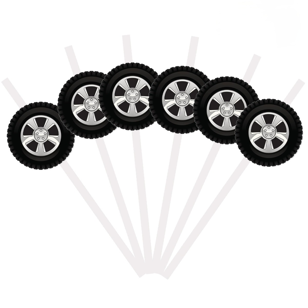 Fiesta transfronteriza decoración creativa paja de neumáticos de papel paja desechable decoración de bebidas degradables