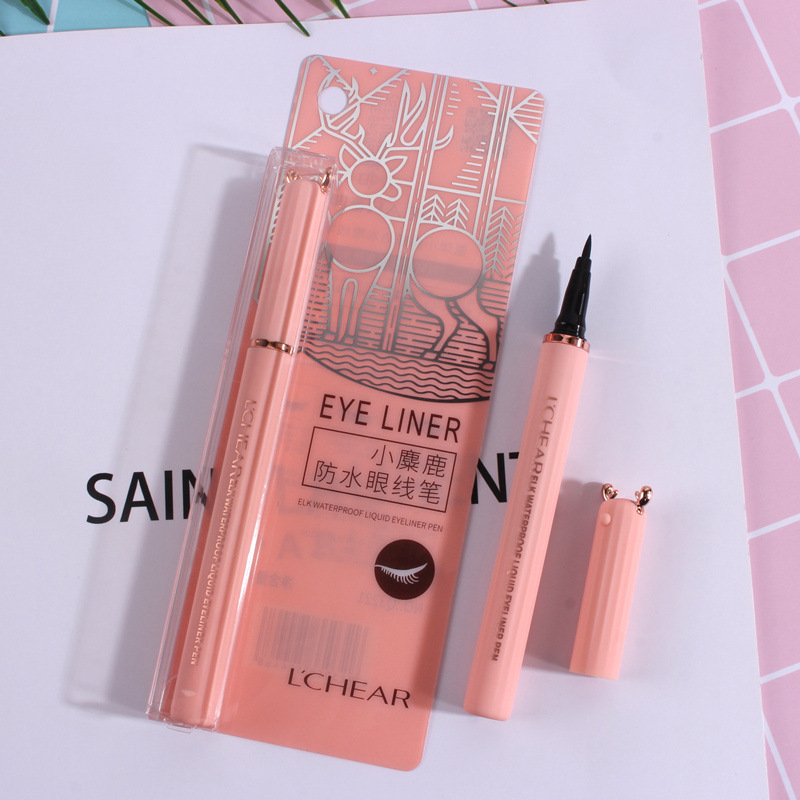 蕾琪小麋鹿眼線筆 墨黑不易暈染易上色初學者 Q3221