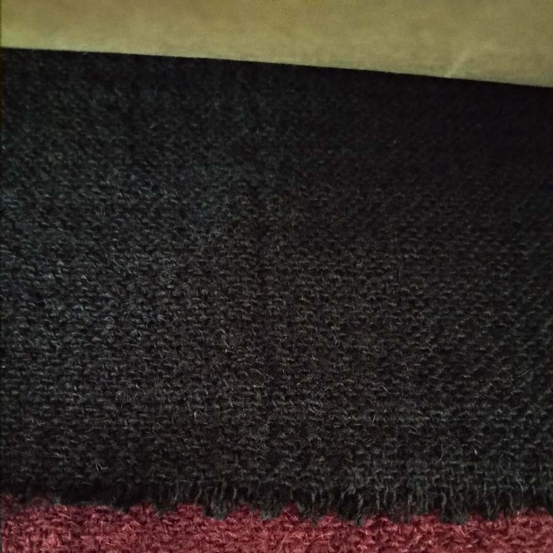 特价现货W4345 秋冬羊毛双层面料 枣红黑色秋冬棉衣大衣 外套面料