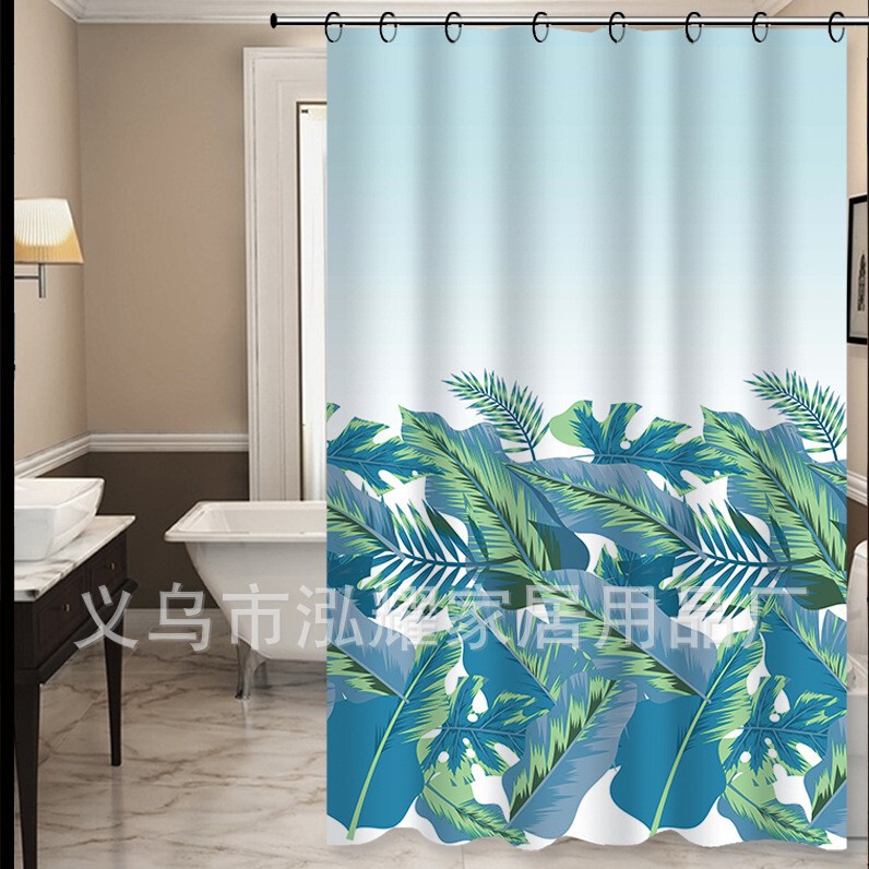 Factory in stock wholesale peva printing variety shower curtain waterproof mildew bathroom bathroom bathroom bathroom toilet bath