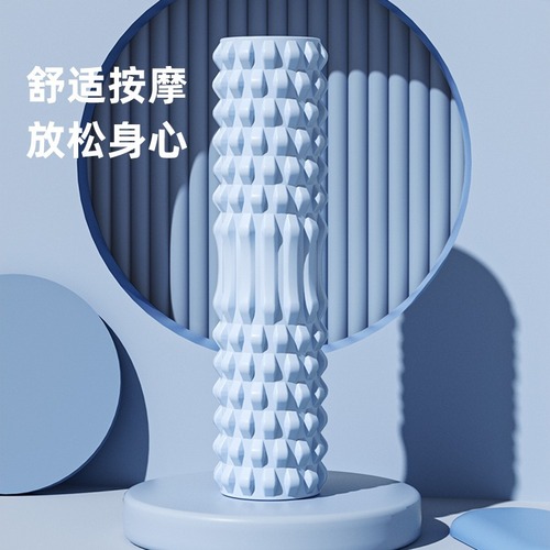 Percentage EVA Fitness Foam Roller Wolf Bar Hollow Roller Floating Muscle Relaxation Massage Yoga Pole Direct Sales