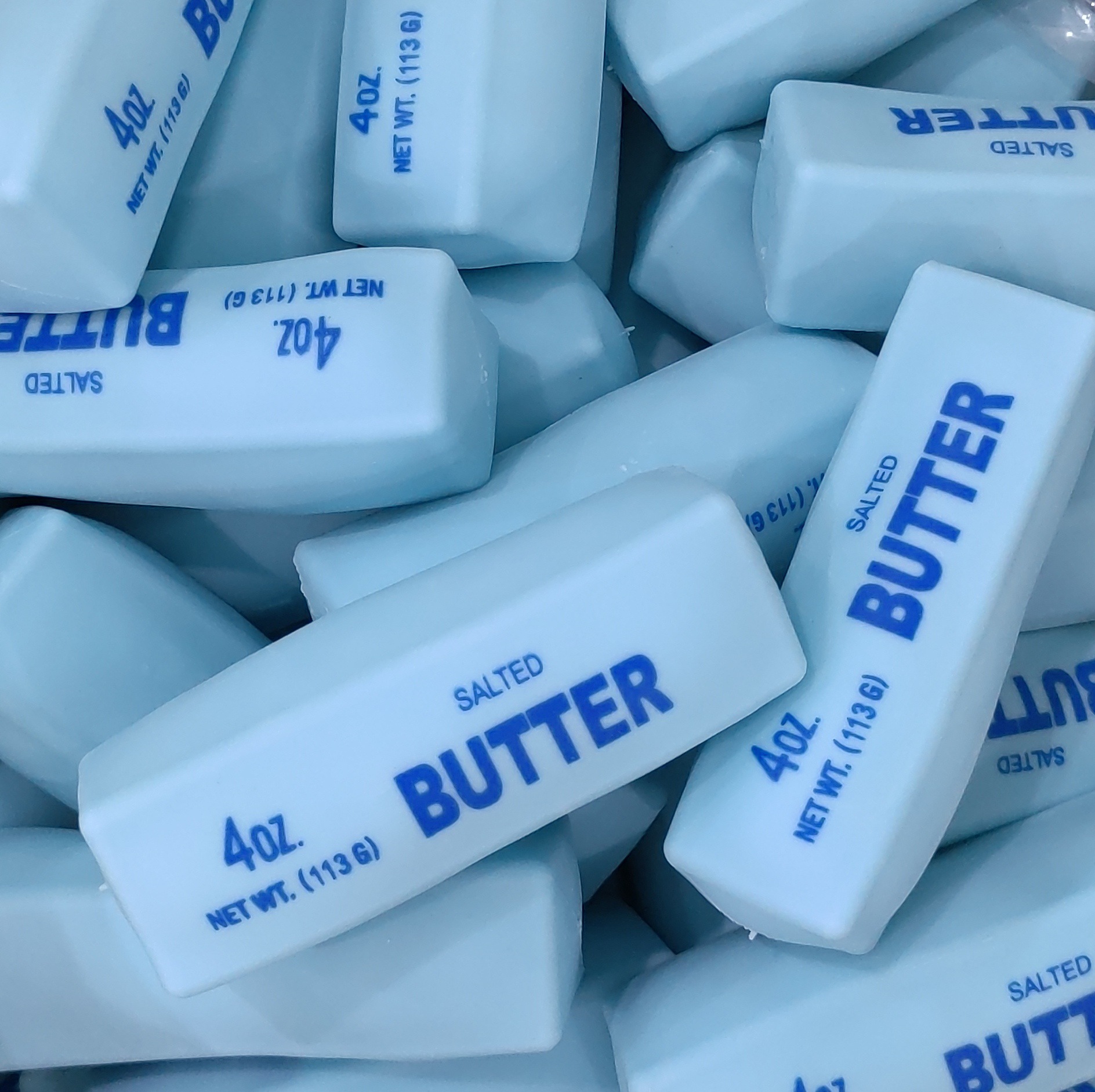 Sky Blue Building Block Butter Sticks