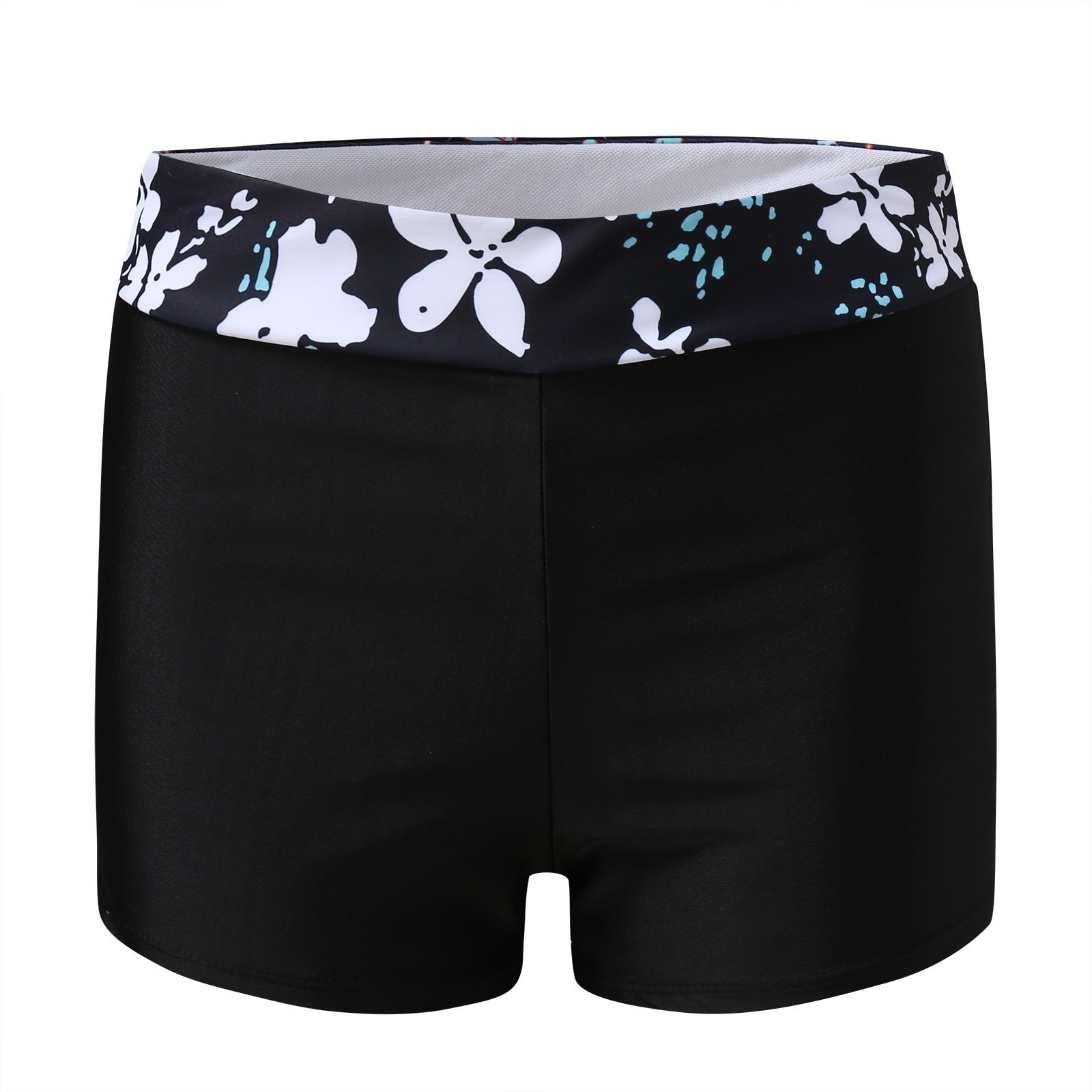 Tankini badpak met bloemenprint en shortje voor dames in grote maten - Comfortabele en stijlvolle badkleding voor vrouwen_voghion.com