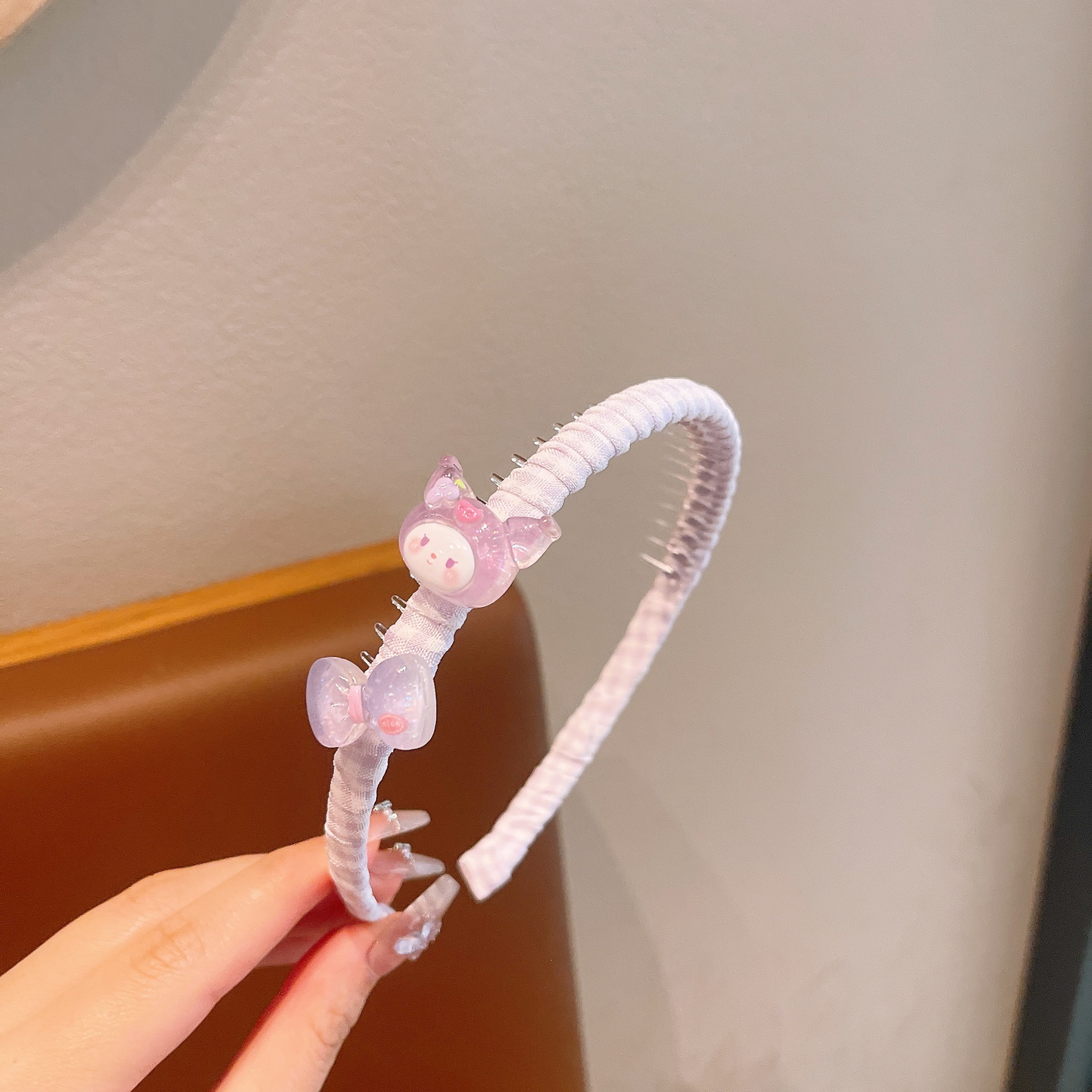 Cabezas de niños de cabello de mar de tela coreana antideslizante prensas de cabello de niñas de cabello de banda de cabello