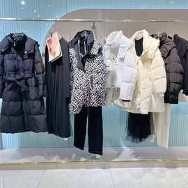 25冬麦雅图简约风羽绒服上衣裤裙直播间流量品牌大版型女装库存货
