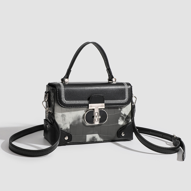 Schoudertas, nieuw hoogwaardig krokodillenpatroon, kleine vierkante tas, veelzijdig nicheontwerp, eenvoudige handzame koerierstas_voghion.com