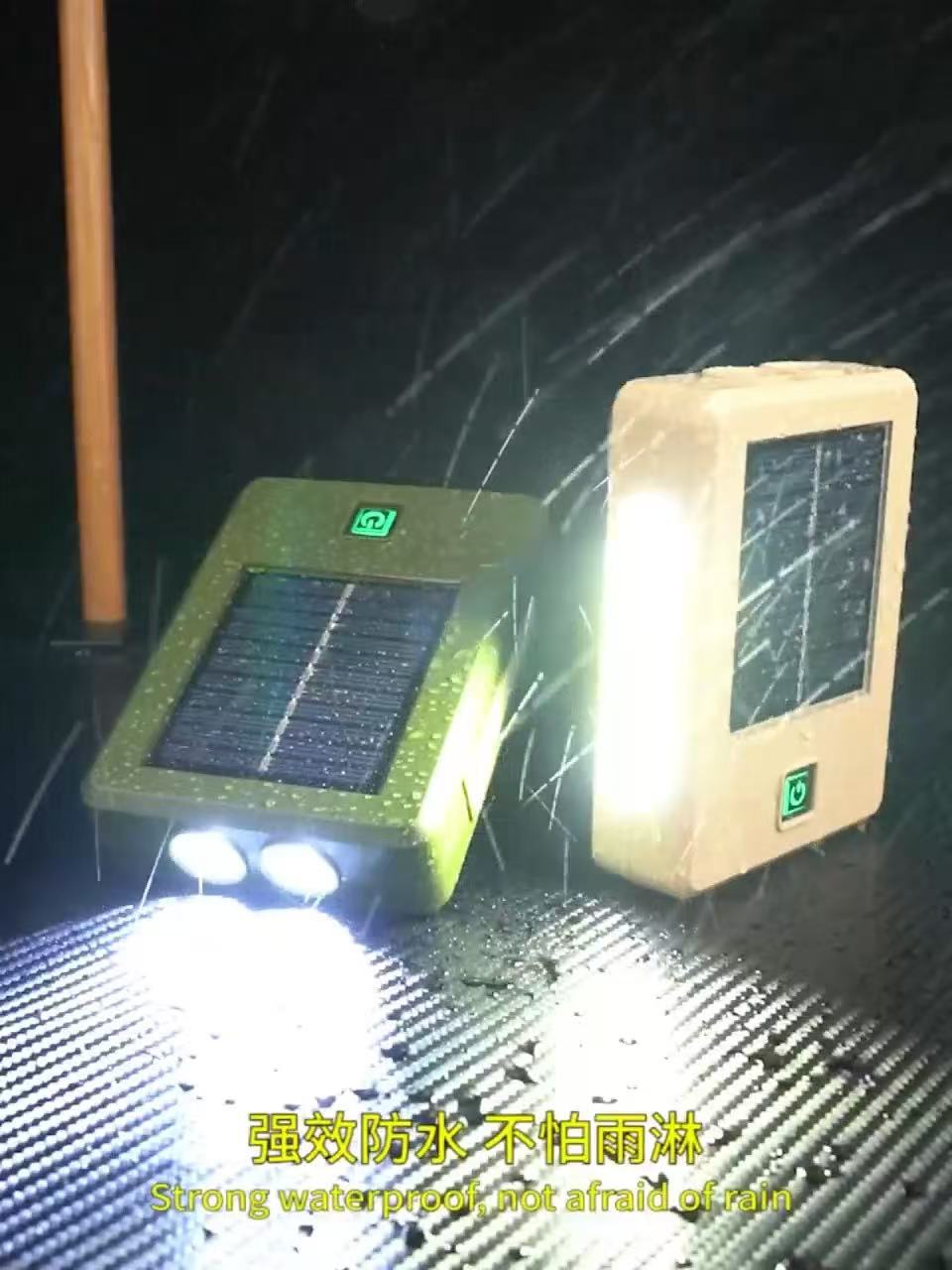 Emergency Strong Light Hand-Cranked Generator Lamp Solar Charging Lighting Multi-Function Rechargeable Flashlight Manufacturer Direct Sale