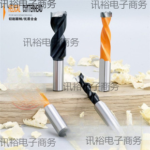 European-Style Drill Row Drill Three-In-One Connector Drill Bit Panel Solid Wood Furniture Wooden Door Decoration Drilling