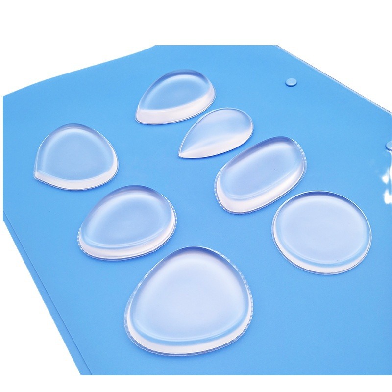Puff de polvo de silicona transparente maquillaje 3D sin polvo fácil de hacer jalea Q herramienta de maquillaje elástico cojín de aire PU polvo húmedo puff