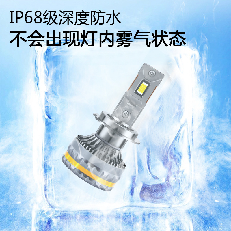 跨境热销新款双铜管汽车led大灯h4H7货车头灯9V-36V车灯h11灯泡h1|undefined