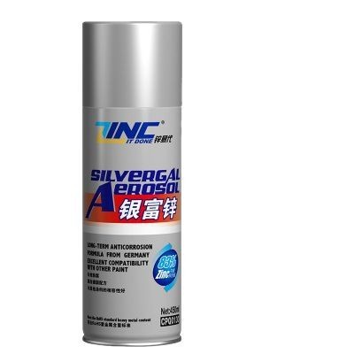 锌易代银富锌防腐涂料高含锌量百分83 五金件修补镀锌自动手喷漆