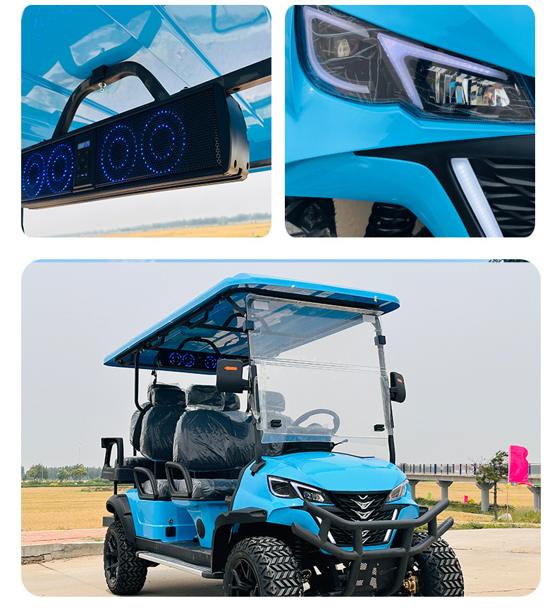 8-Seater Electric Golf Cart for Tourism, Sightseeing, Hotel Properties, Real Estate Tours, and Export