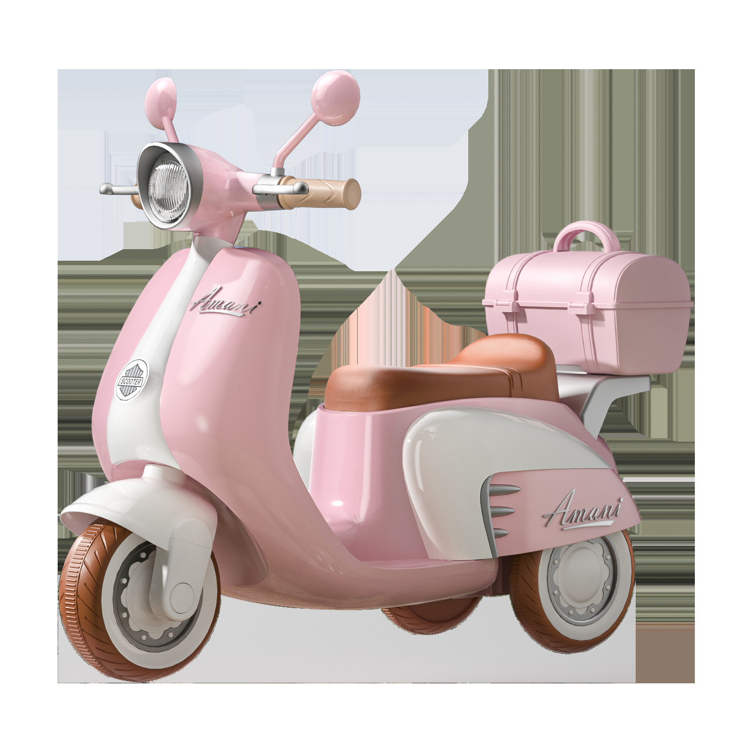 Motocicleta eléctrica para niños, triciclo recargable, coche de juguete de control remoto para bebés para hombres y mujeres, coche de batería para personas de doble accionamiento