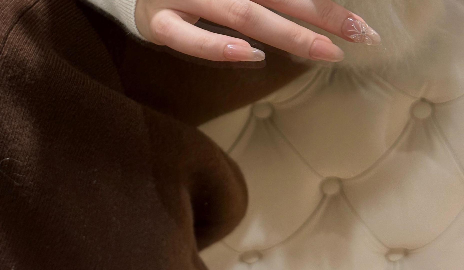 Collier en argent pur pour tout le corps avec chaîne de clavicule en jade et mousse d'eau, bijoux Xiancan, nouveauté, luxe léger, vent frais_voghion.com