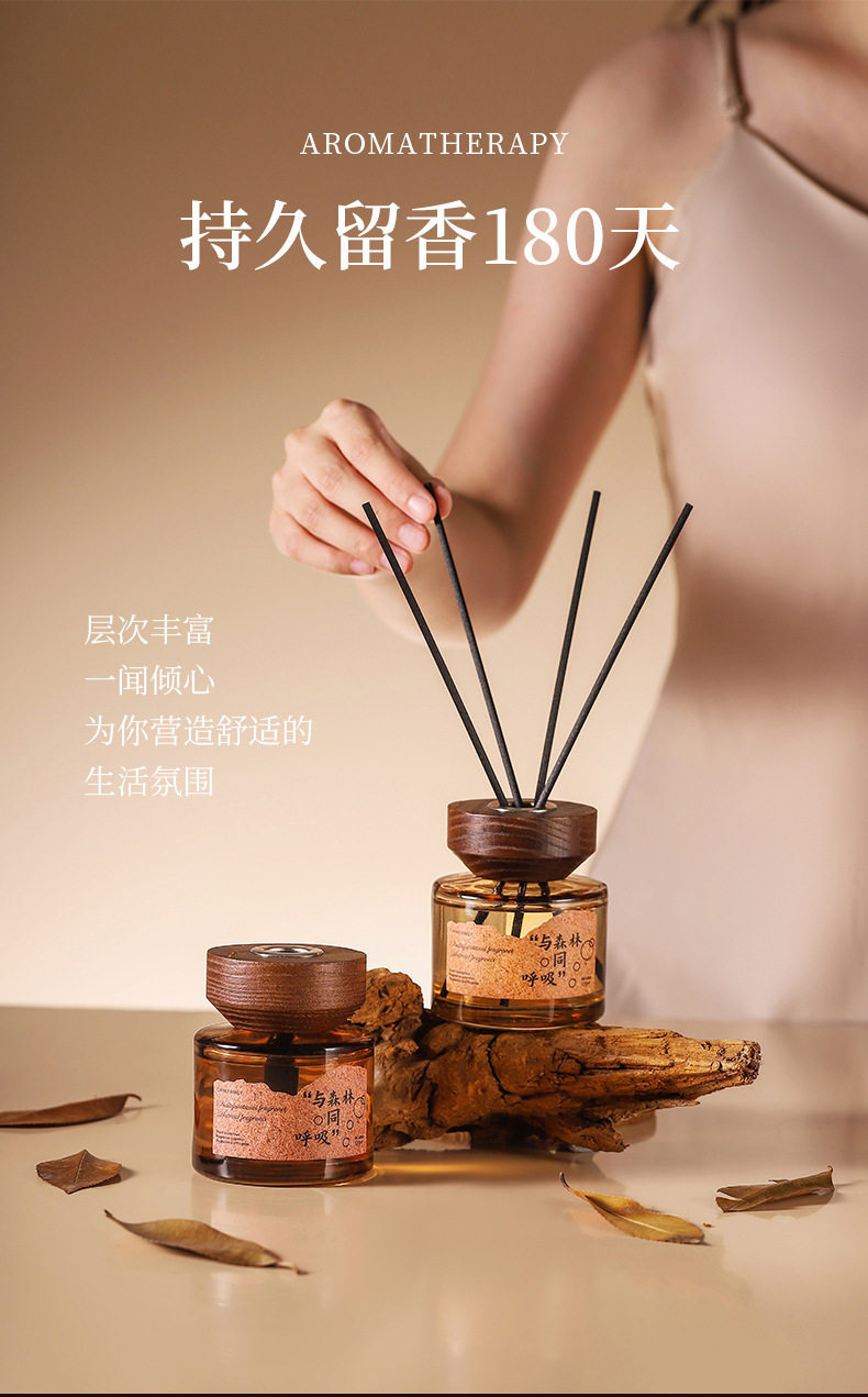 Car Air Freshener 2026 New Model Wooden Agarwood Sandalwood Long-Lasting Fragrance High-Grade Car Perfume for Interior Use