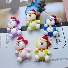 中大 圣诞A梦树脂配件 手工diy奶油胶手机壳发夹冰箱贴挂件摆件贴