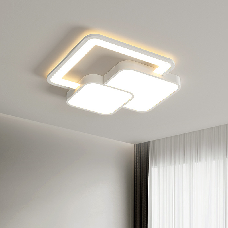 Creativo y simple, iluminación de dormitorio con techo de viento, lámpara de sala de estar, lámpara de comedor de moda, cuatro habitaciones, dos habitaciones, lámpara de casa completa.