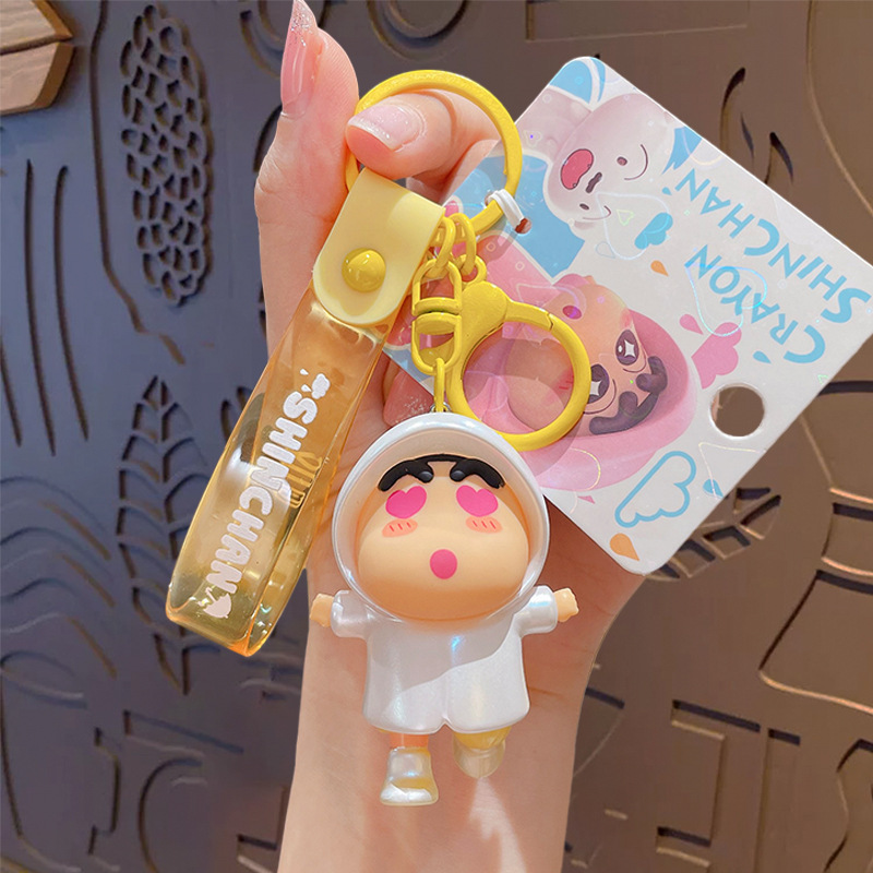 本物のクレヨンしんちゃん恋人ビスケットシリーズキーホルダーかわいいバッグペンダント車のキーチェーンギフト卸売|undefined
