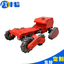 定制山地爬坡运输车爬山虎履带无人车全地形遥控电动双驱履带智能