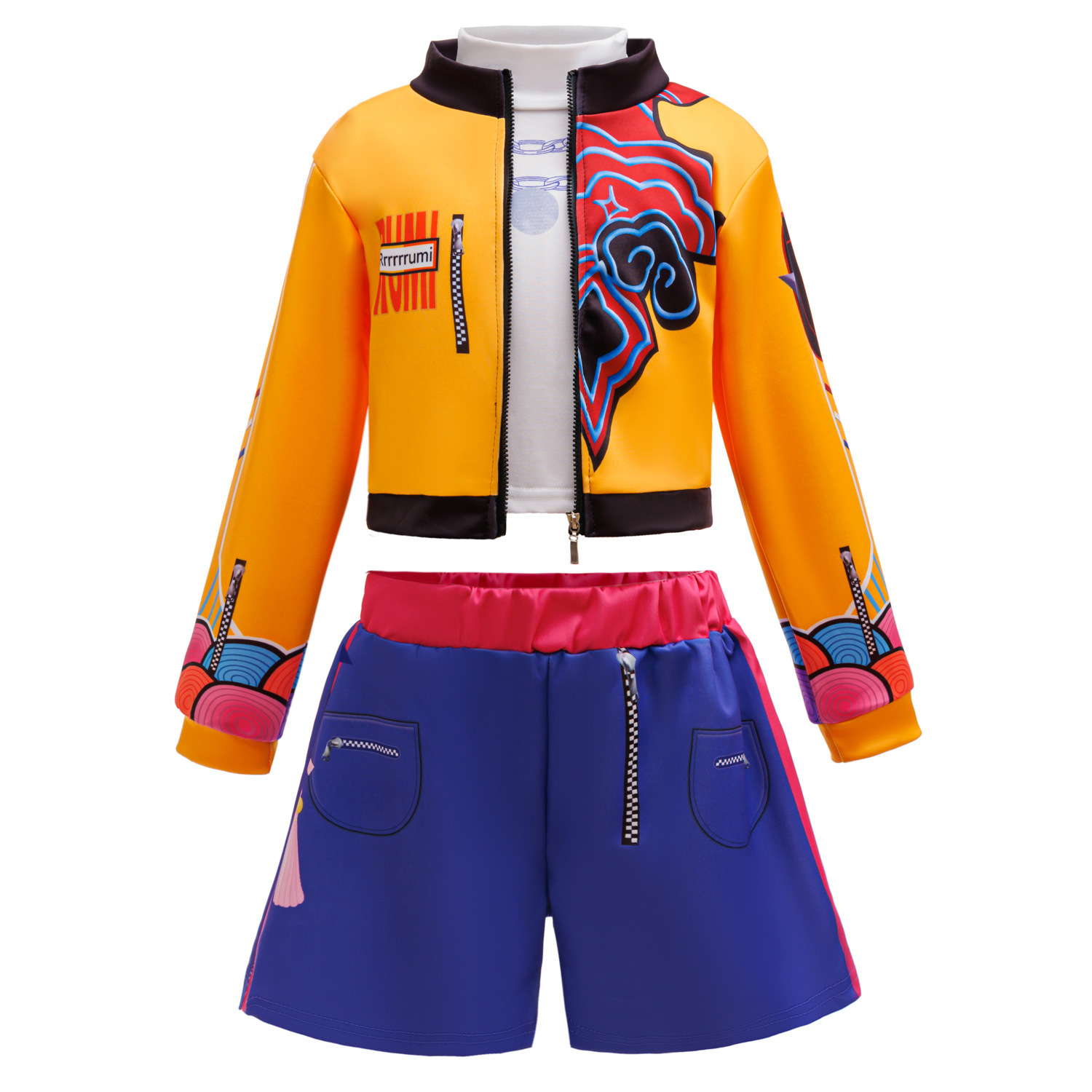 跨境新款猎魔女团K-POP鲁米佐依米拉同款动漫cos服3D数码印花