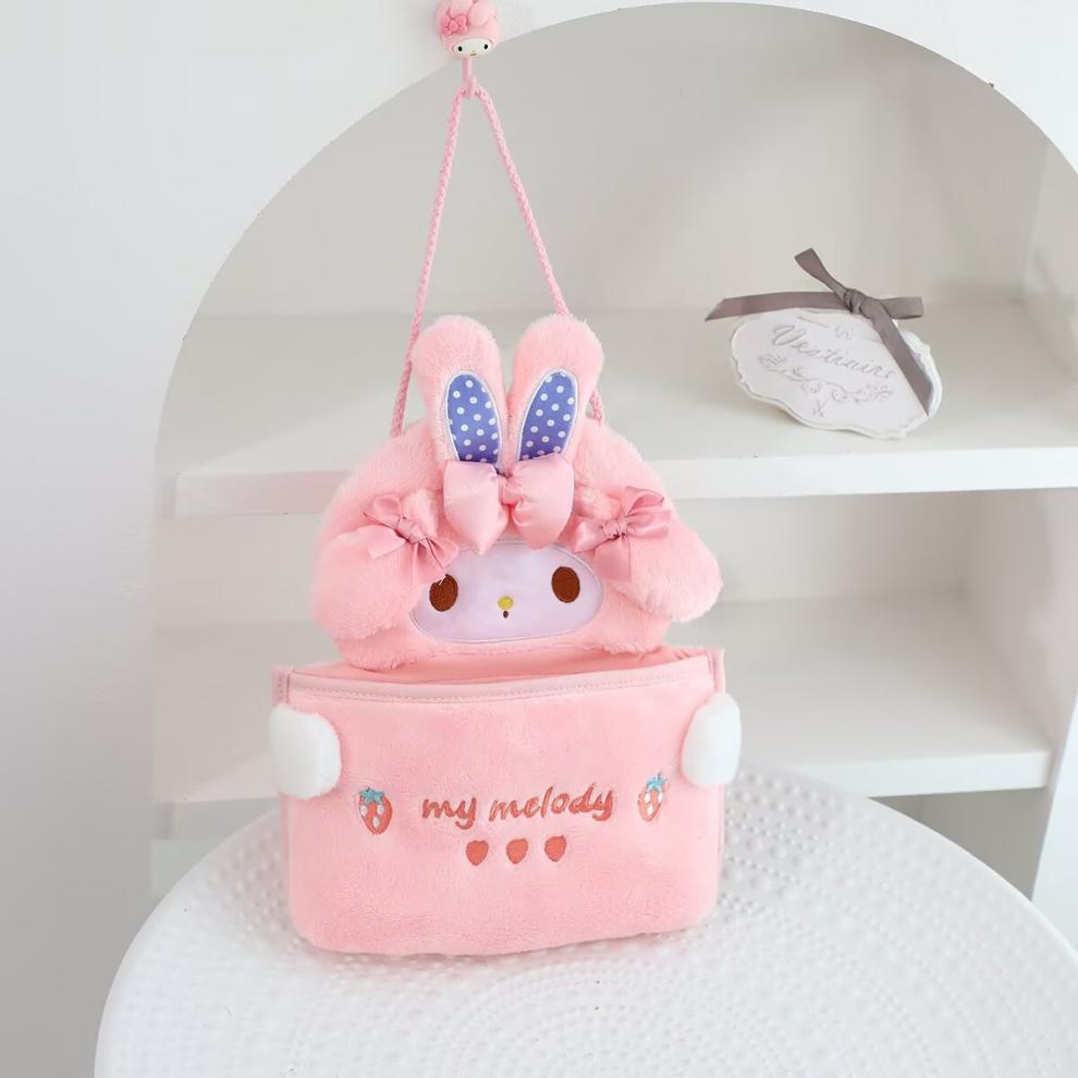 Cartoon Home Storage Hanging Bag Creative Wall-Mounted Storage Bag Student Fabric Door Storage Bag Car Storage Bag