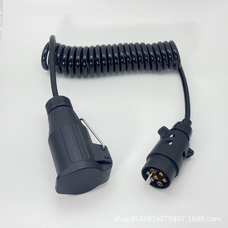 7-core to 13-core trailer connection line 12V trailer spring line RV European wiring harness trailer extension line 2M