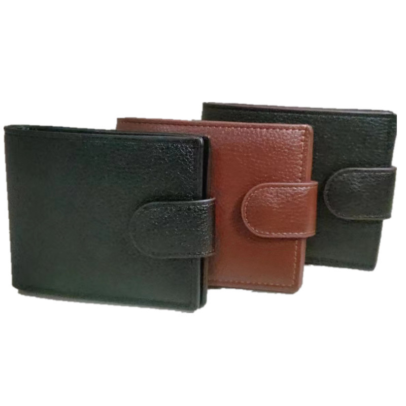 Men's Wallet New Style Men's Wallet Short Wallet for Young Men Fashionable Horizontal Style Multi-Card Slot Soft Leather Wallet