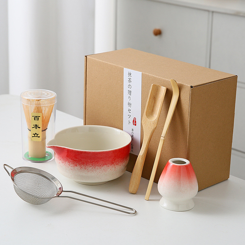 Japonés Matcha tazón Matcha túnica canción té herramientas de pedido taza de té de cerámica taza de té mezclador Matcha cepillo taza de té