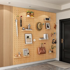 定作実木洞板入戸玄関造形壁面装飾デスクトップ縦型展示棚掛け板部品