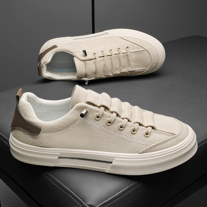 2025 primavera nuevos zapatos para hombres, zapatos bajos, cómodos y transpirables, zapatos casuales para hombres, zapatos de lona de todo fósforo coreanos
