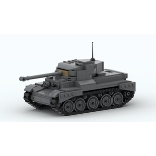 MOC-154099 WWII Comet A34 Tank Model Compatible with Lego Diy Assembled puzzle toy boy