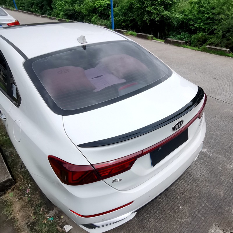 Suitable for 2019-2024 Kia K3 Rear Wing New K3 Modification Special Punch-Free Paint Decorative Tail Press