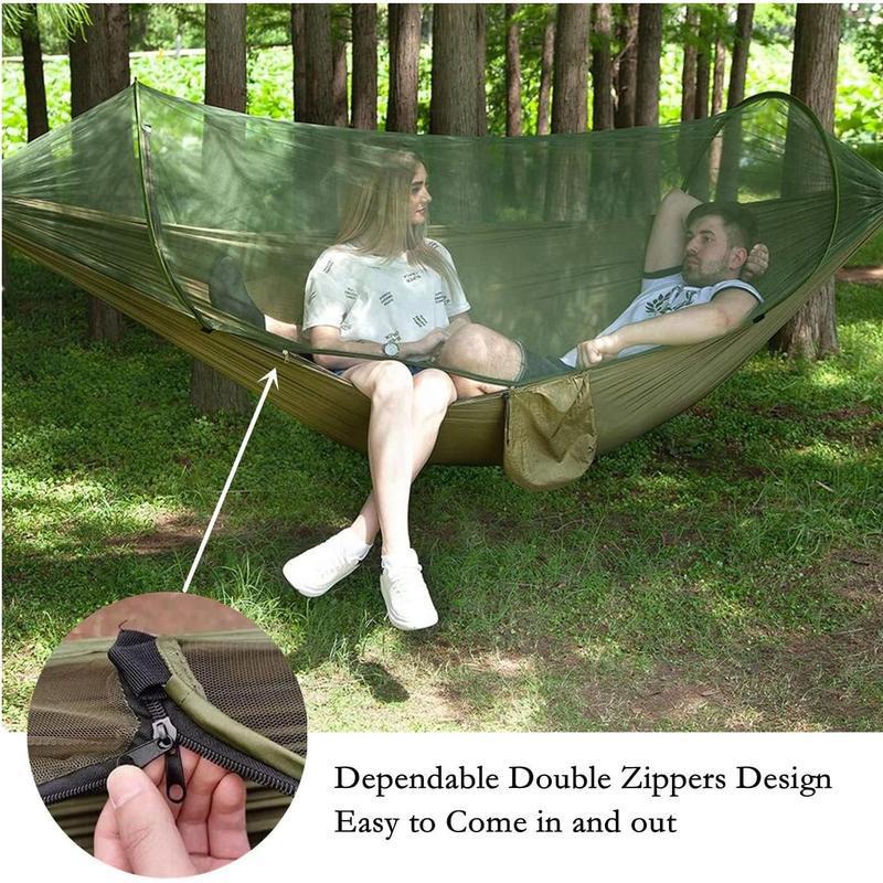 U3738 Aliexpress nueva hamaca transfronteriza con mosquiteros al aire libre hamaca de campamento