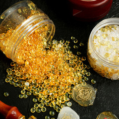 Human fish tears resin granules 50g amber mermaid tears resin stamp wax granules transparent transparent resin non-wax granules