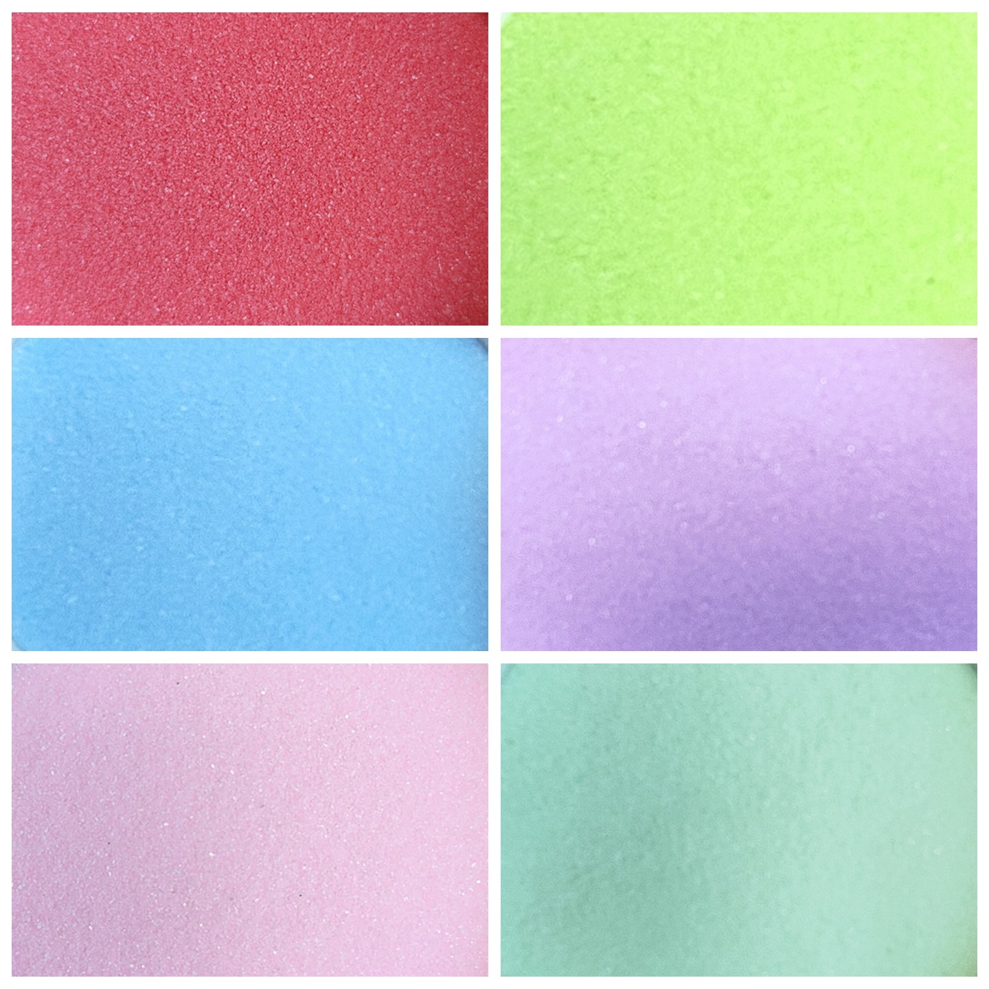 Couleur claire 6 couleurs (6 bouteilles) 35 grammes