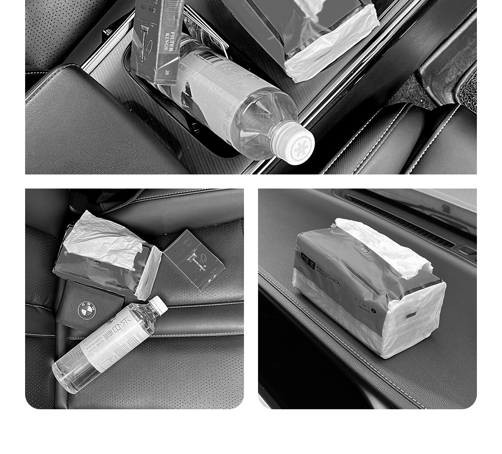 Car armrest box storage box multifunctional tissue box central control high-grade storage box storage rack car inner cup holder