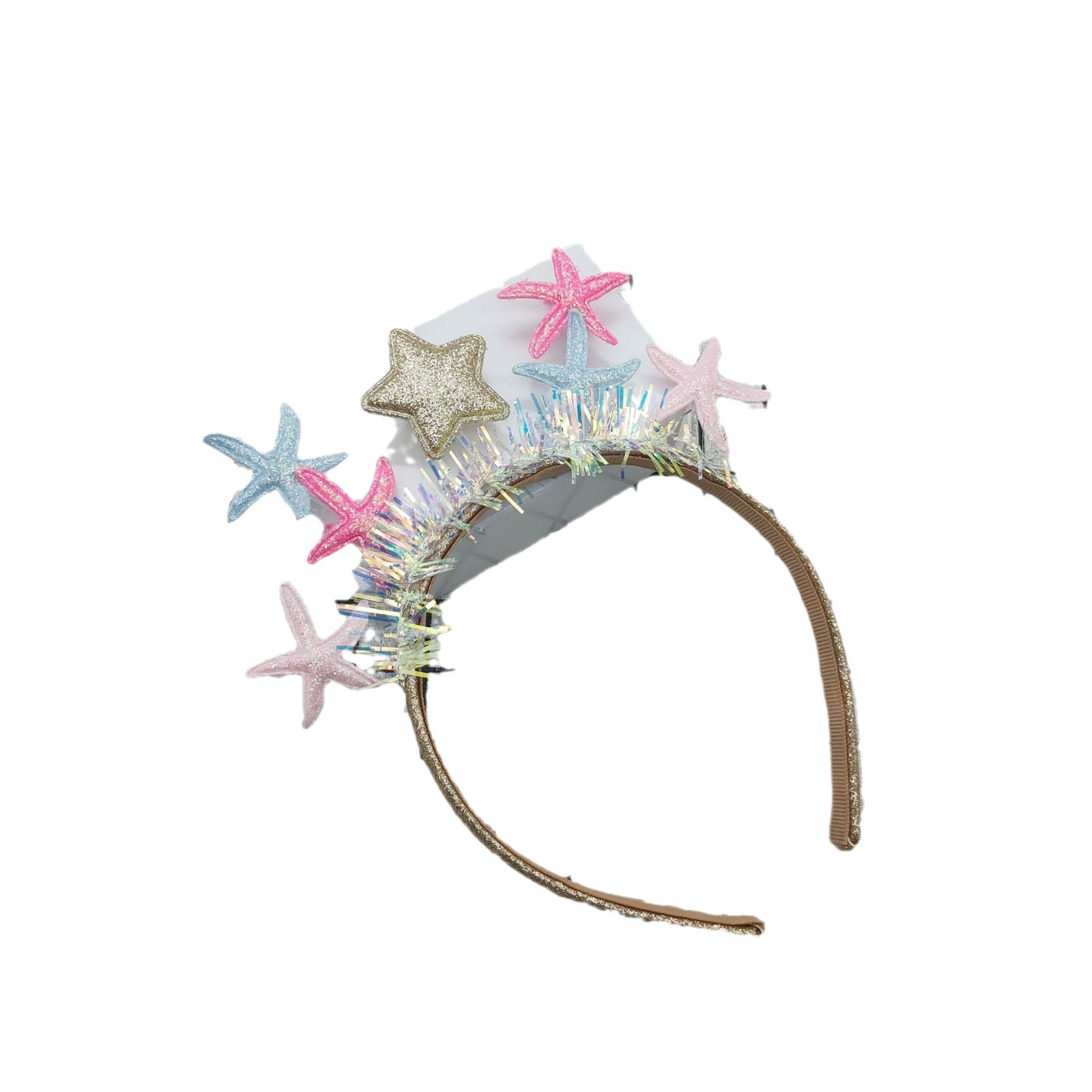 Повязка на голову, стразы на ногтях, детский аксессуар для волос, единорог, оптовый