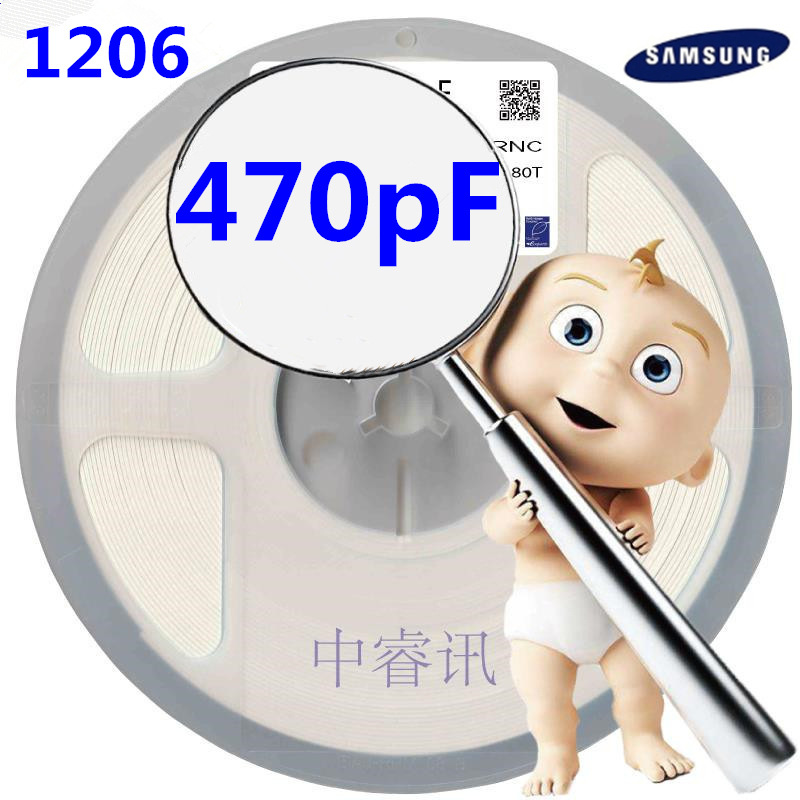 CL31B471KDCNNNC新货贴片陶瓷电容1206 470pF 200V X7R电子元器件