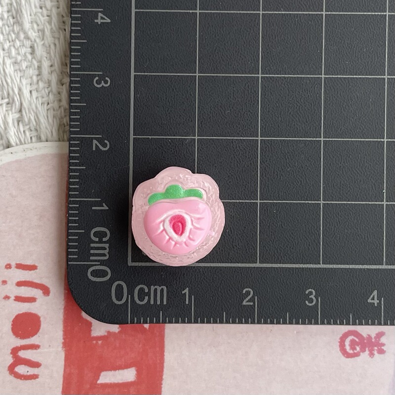 迷你小号半透明水果树脂配件仿真砂糖款水果配饰发夹手机壳钥匙扣|undefined